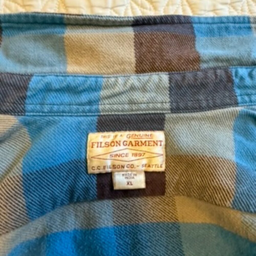 Filson Heavyweight Flannel Overshirt XL